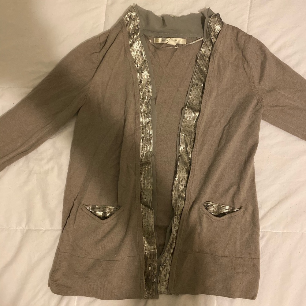 Sweater with small pretty sequins